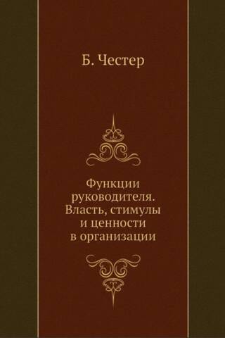 Функции руководителя. Власть, стимулы и ценности в организации