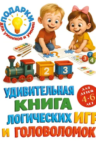 A wonderful book of logic games and puzzles for children aged 4-6