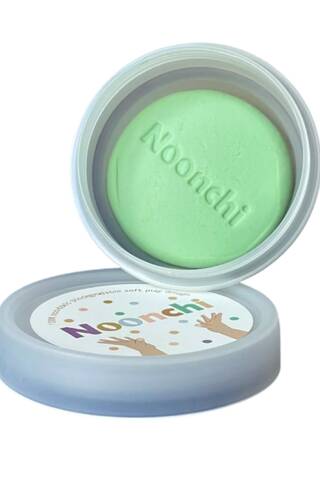 Экологически чистый пластилин Noonchi. Mint soft neon green