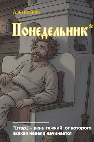 Блокнот. Азбуковник. Понедельник