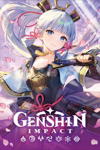 Ежедневник Genshin Impact с наклейками