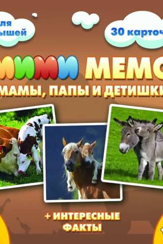 МиМиМемо «Домашние животные. Мамы, папы и детишки»