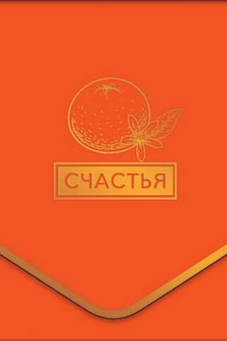 Конверт для денег. Счастья! Апельсин