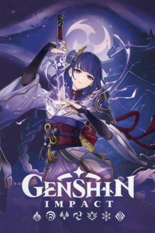 Ежедневник Genshin Impact с наклейками