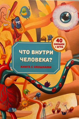 Что внутри человека? Книга с окошками