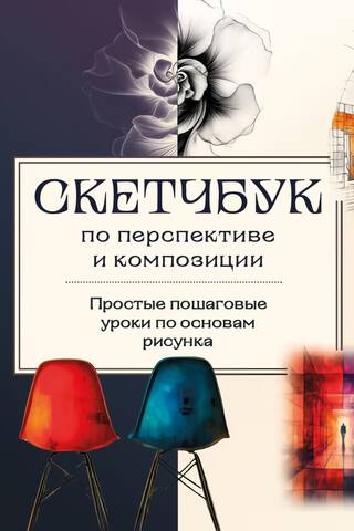 Скетчбук по перспективе и композиции. Простые пошаговые уроки по основам рисунка