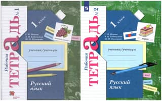 Русский язык. 1 класс. Рабочая тетрадь. В 2 частях