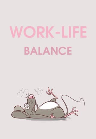 Work-life balance. Undated diary