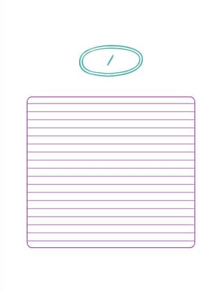 Your day, your notes! A lined notebook with Korean practicality.