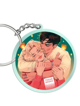Keychain "With Love, Keith" based on the novel by Victoria Pobedinskaya