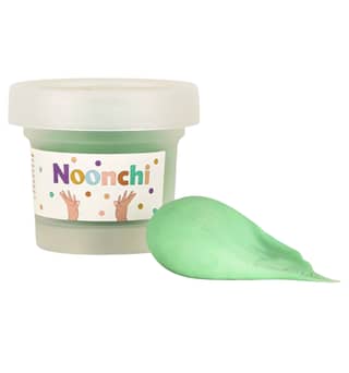 Eco-friendly Noonchi plasticine. Patina Verde green