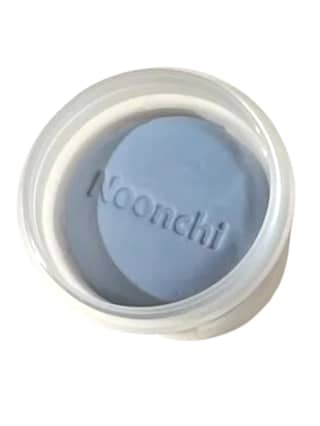 Eco-friendly Noonchi play dough. Periwinkle thunder blue