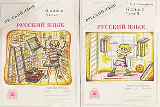 Русский язык. 6 класс. Рабочая тетрадь. В 2 частях
