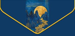 Money envelope. Full moon.