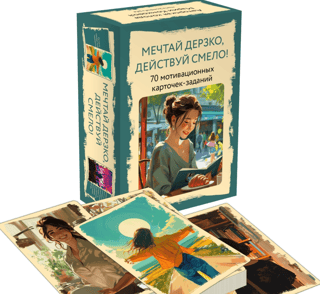 70 мотивационных карточек-заданий. Мечтай дерзко, действуй смело!