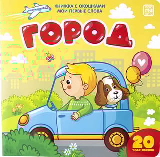Мои первые слова. Город. Книжка с окошками