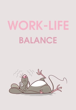 Work-life balance. Ежедневник недатированный
