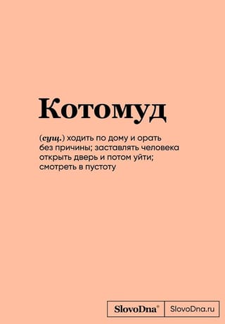 Котомуд. Блокнот SlovoDna