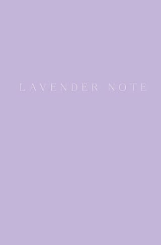 Lavender Note. Мои лавандовые мечты. Блокнот с цветными страницами