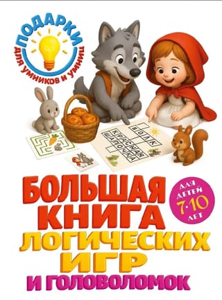 Большая книга логических игр и головоломок: для детей 7-10 лет