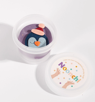 Экологически чистый пластилин Noonchi. Pingvy lilac