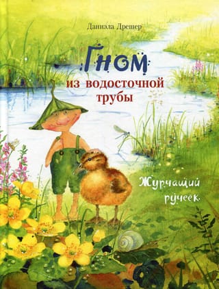 Гном из водосточной  трубы. Журчащий ручеек