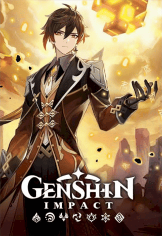 Ежедневник Genshin Impact с наклейками