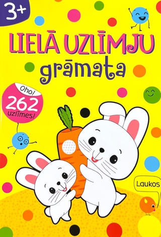 Lielā uzlīmju  grāmata. Laukos. Книга с наклейками