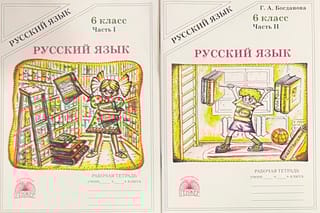 Русский язык. 6 класс. Рабочая тетрадь. В 2 частях 