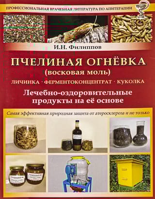 Пчелиная огневка (восковая моль). Личинка, Ферментоконцентрат. Куколка. Лечебно-оздоровительные продукты на ее основе