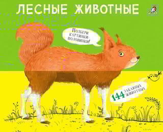 Лесные животные. Картинки - половинки