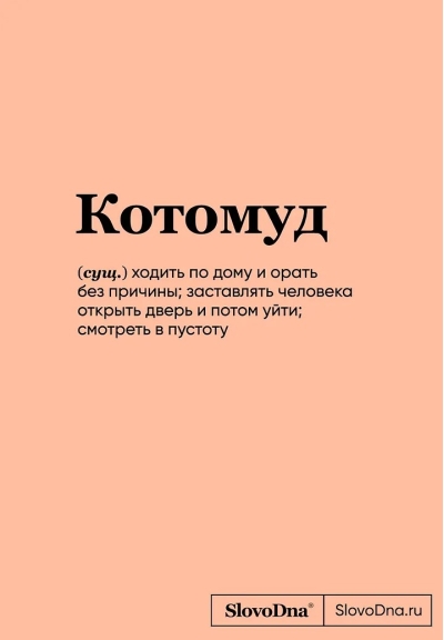 Котомуд. Блокнот SlovoDna