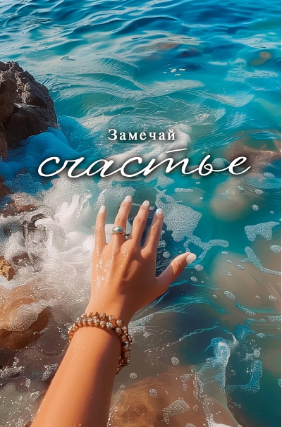 Открытка.  Замечай счастье